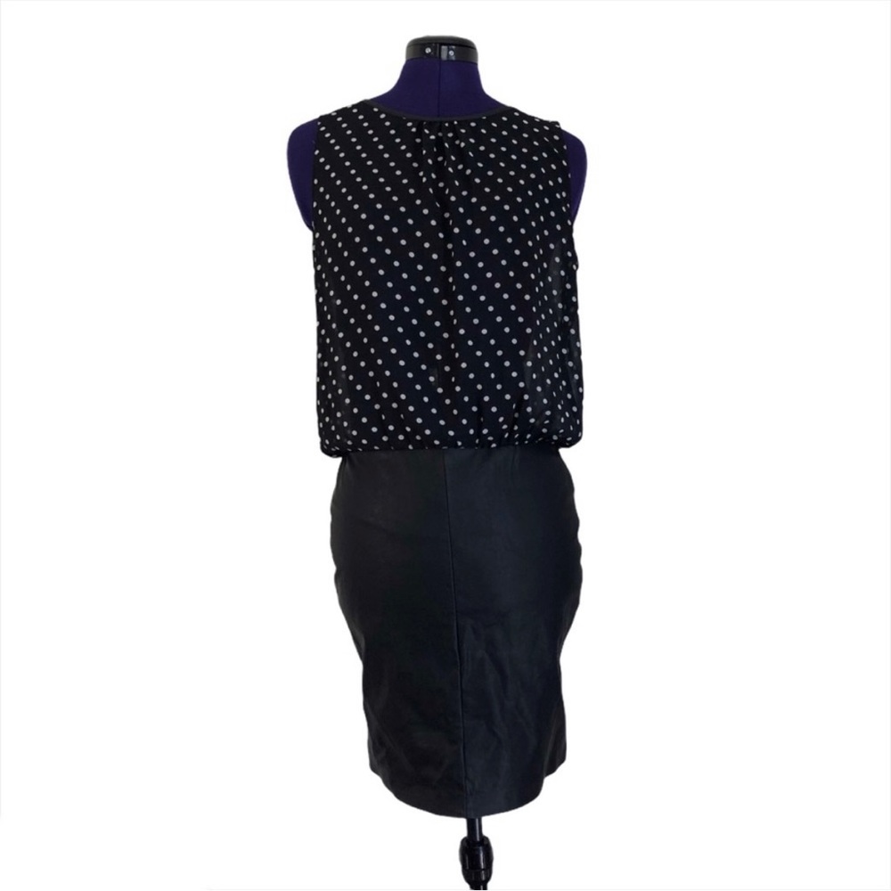 Zara Trafluac Black White Polka Dot Mini Dress